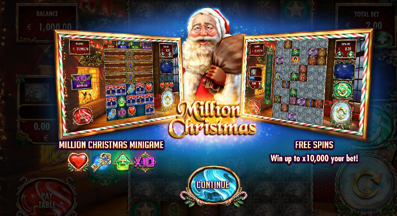 Million Christmas, start screen