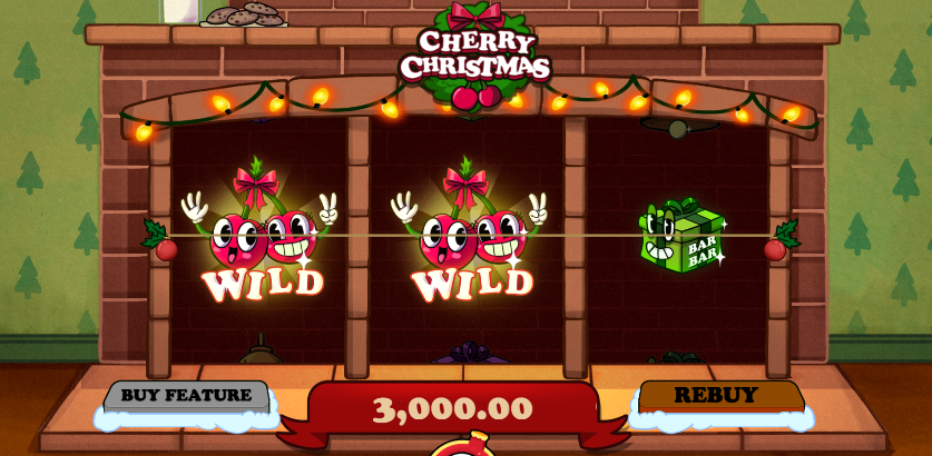 Cherry Christmas, win screen